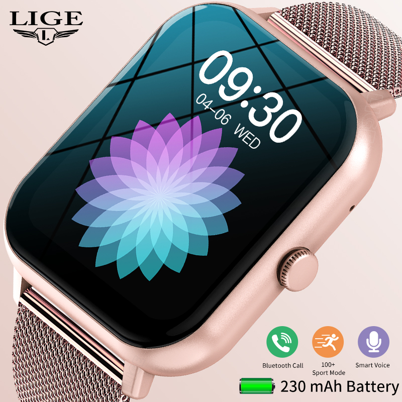 LIGE Women Smartwatch Bluetoot - Smartwatch Watch Whatsapp บทวิจารณ์และราคา