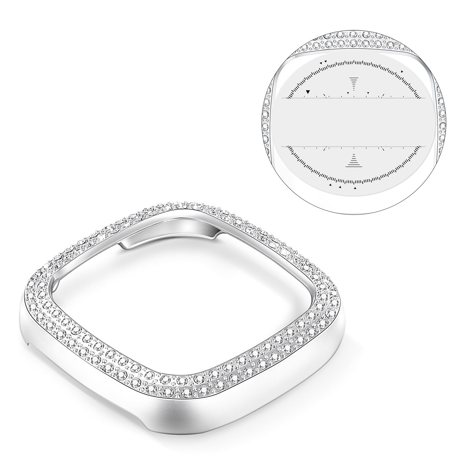 Premium Rhinestone Watch Case  - Smartwatch Premium Watches For Women บทวิจารณ์และราคา