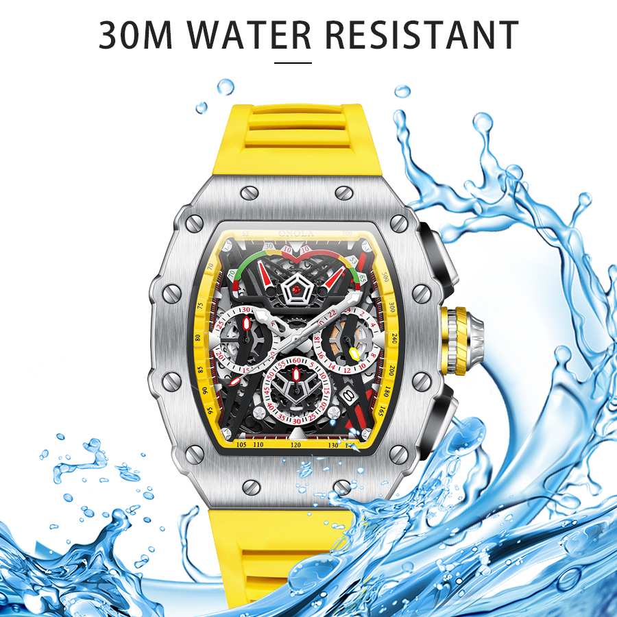 ONOLA Wristwatches Quartz Wris - Chronograph Sport Watch บทวิจารณ์และราคา