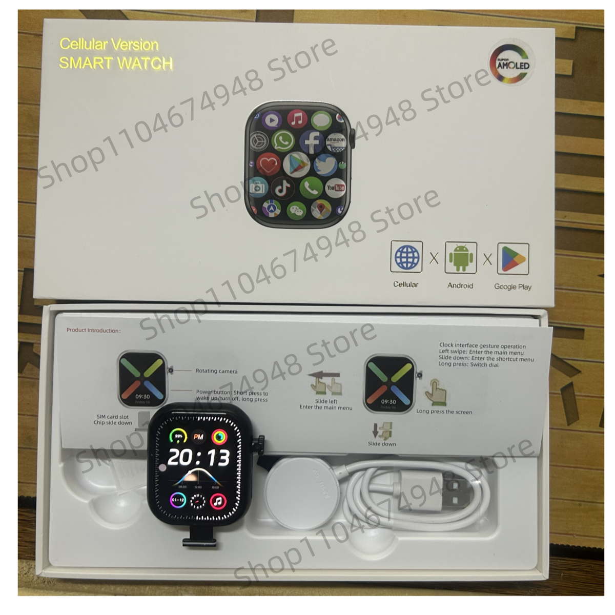 Original VP29 Smart Watch VP S - Smartwatch Watch Whatsapp บทวิจารณ์และราคา