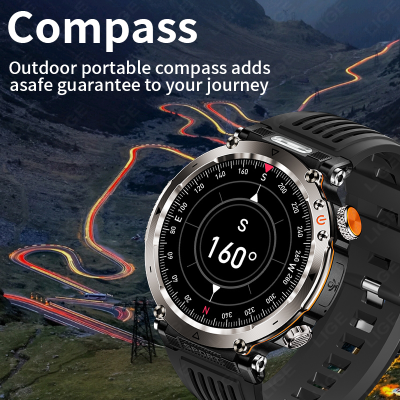 New Military Outdoor Smartwatc - Watch Smart Smartwatch บทวิจารณ์และราคา