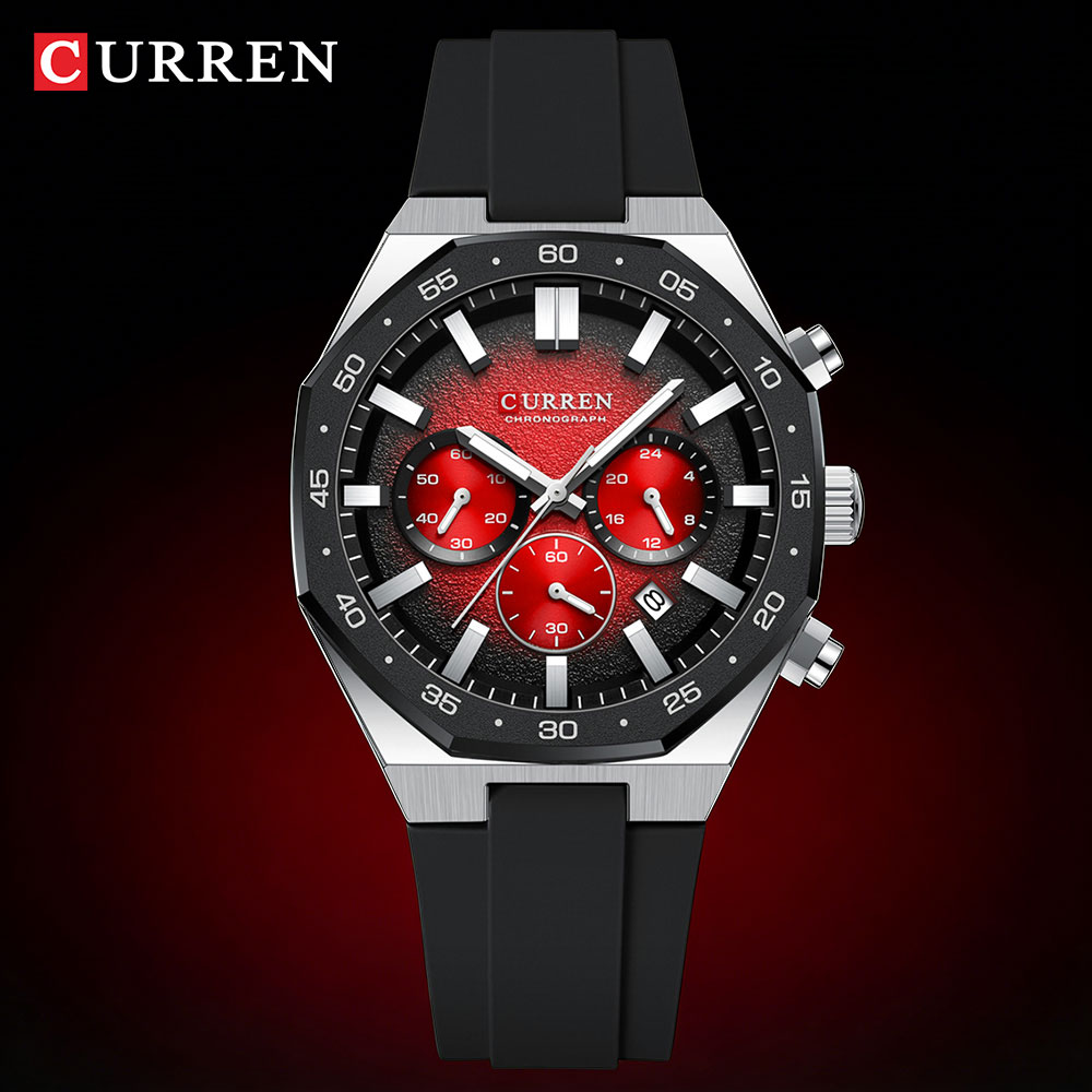 CURREN Fashion Casual Men Spor - Chronograph Sport Watch บทวิจารณ์และราคา