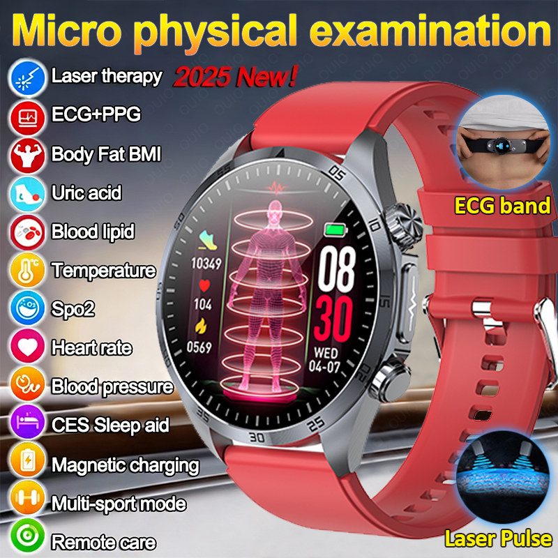 New ECG+PPG Smart Watch Pulse  - Smartwatch Online Watches For Men บทวิจารณ์และราคา
