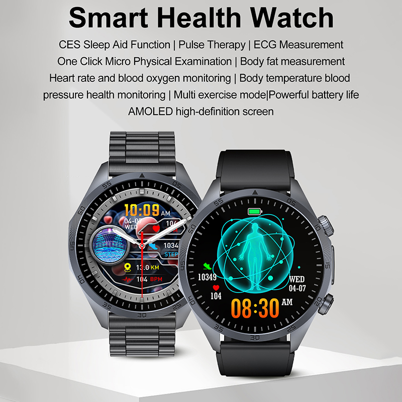 New ECG+PPG Smart Watch Pulse  - Smartwatch Online Watches For Men บทวิจารณ์และราคา