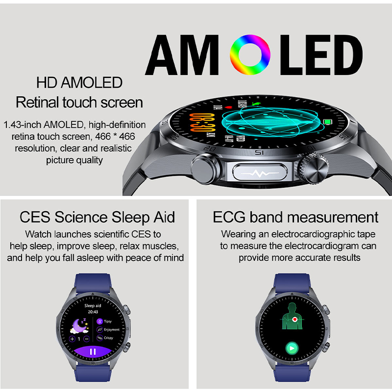 New ECG+PPG Smart Watch Pulse  - Smartwatch Online Watches For Men บทวิจารณ์และราคา