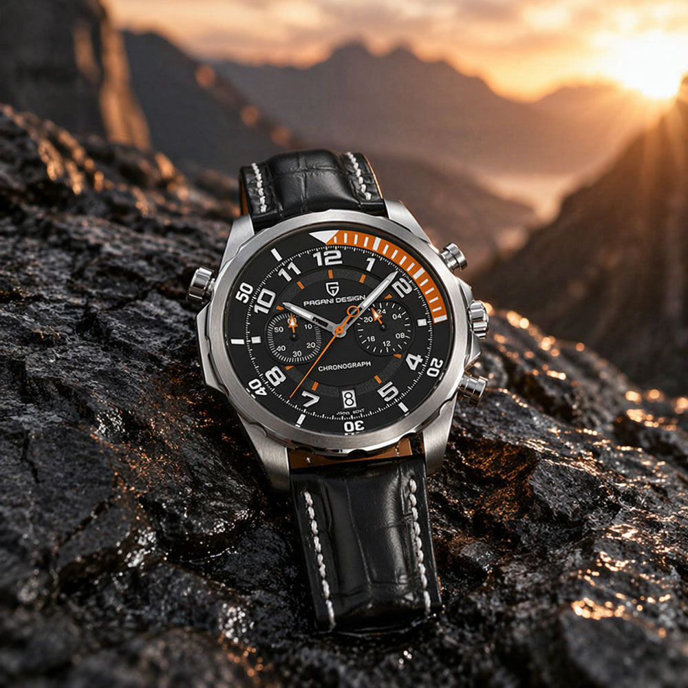PAGANI DESIGN Classic Leather  - Chronograph Sport Watch บทวิจารณ์และราคา