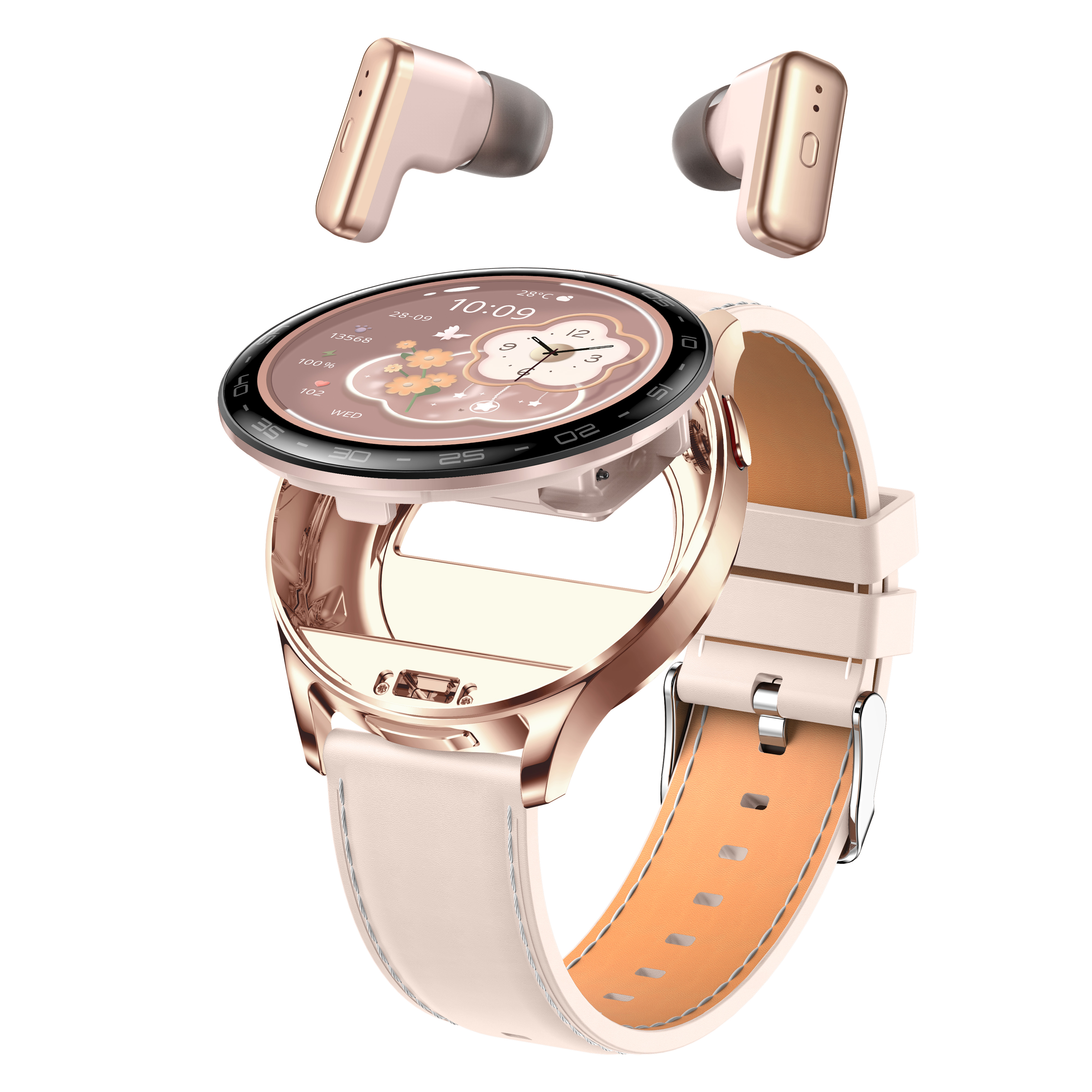 2 in 1 Smart Watch with Wirele - Smartwatch Noise Watches For Women บทวิจารณ์และราคา