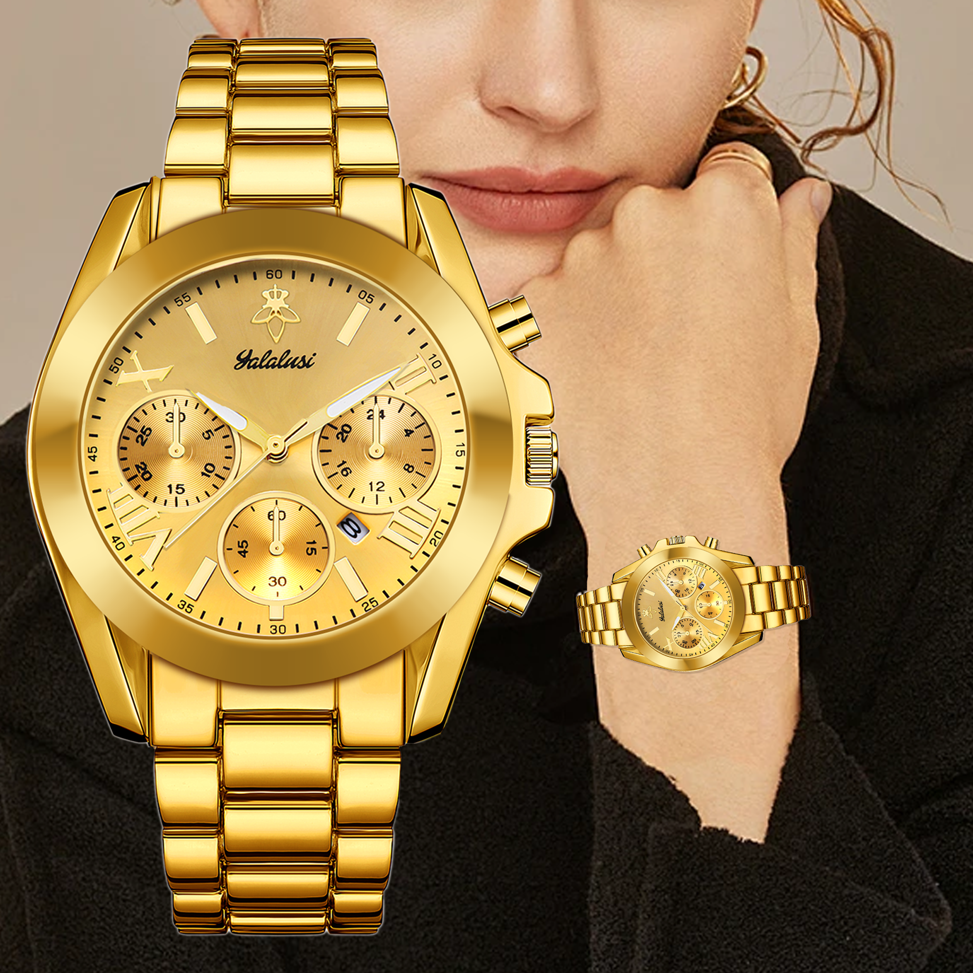 YaLaLuSi Fashion Watch for Men - Chronograph Sport Watch บทวิจารณ์และราคา