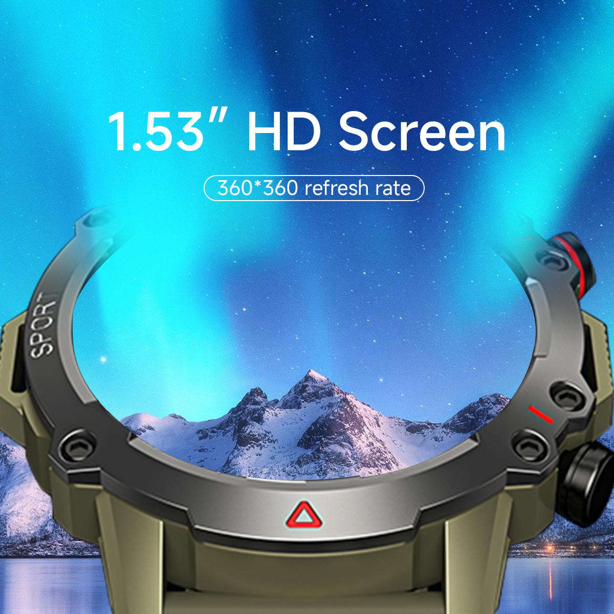 AMOLED SmartWatch Rugged Milit - Smartwatch Rugged Watches For Men บทวิจารณ์และราคา
