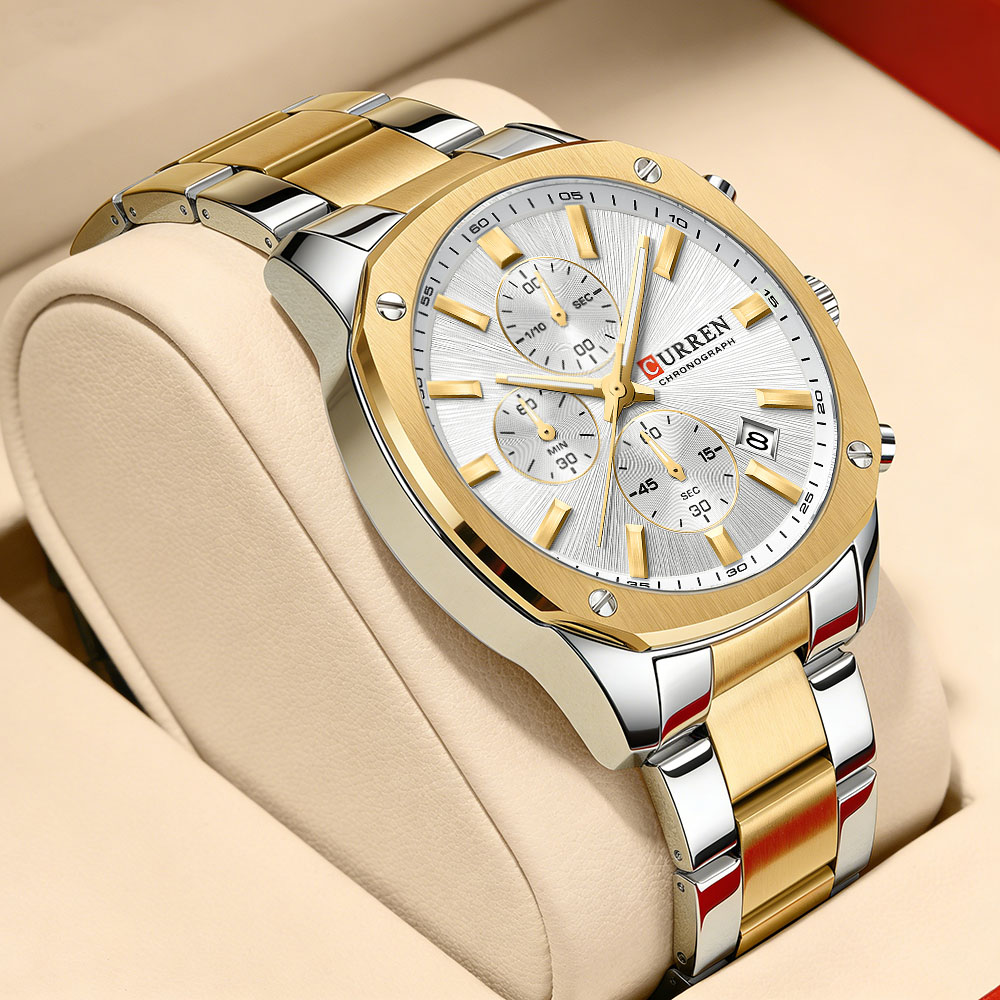 CURREN Modern Men's 42mm Sport - Chronograph Sport Watch บทวิจารณ์และราคา