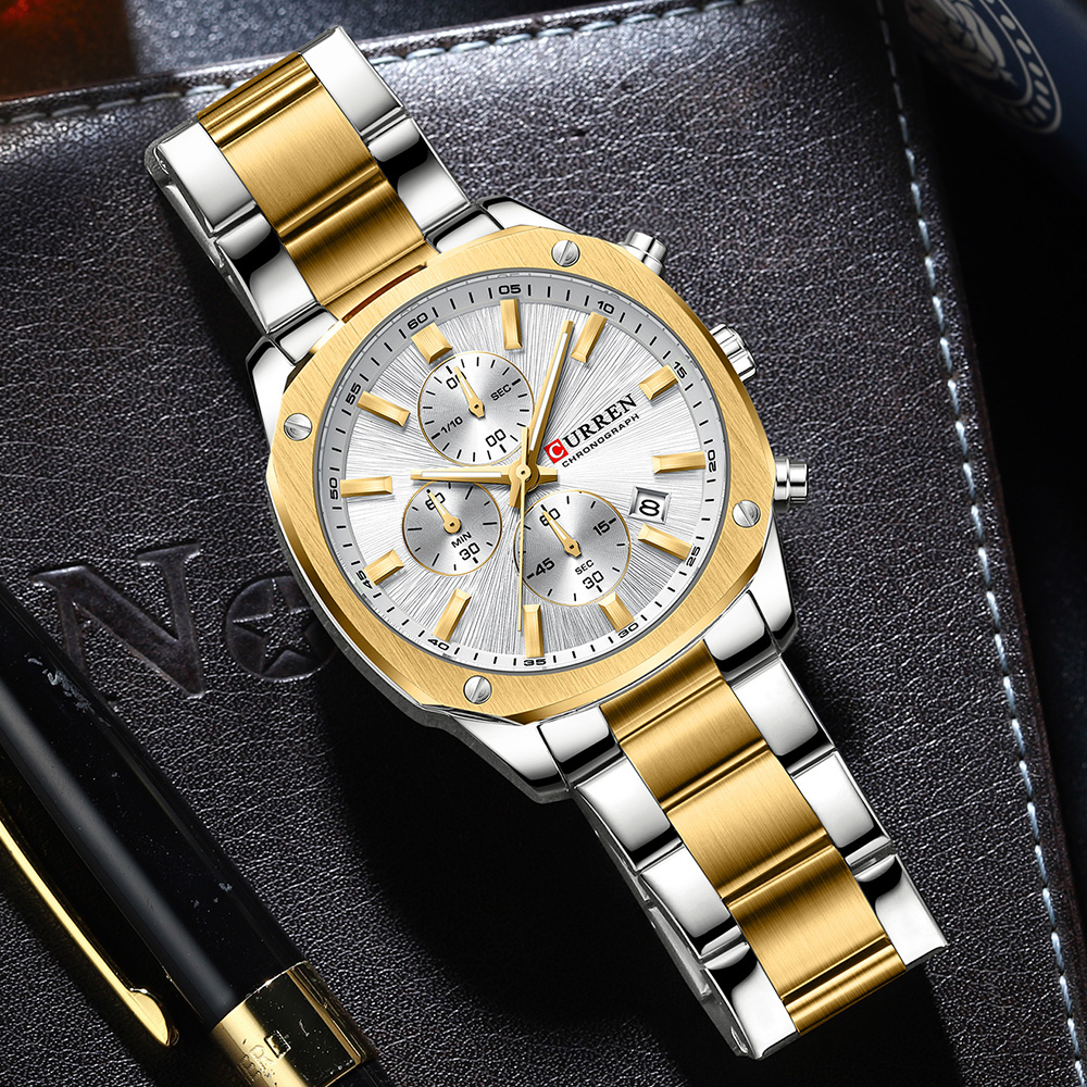 CURREN Modern Men's 42mm Sport - Chronograph Sport Watch บทวิจารณ์และราคา