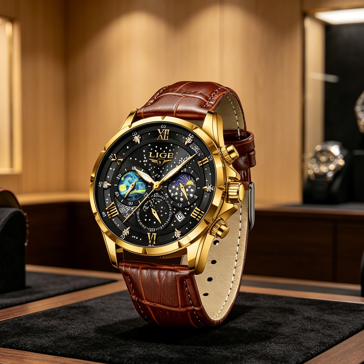LIGE 2024 Top Luxury Brand Men - Smartwatch Army Watches For Men บทวิจารณ์และราคา
