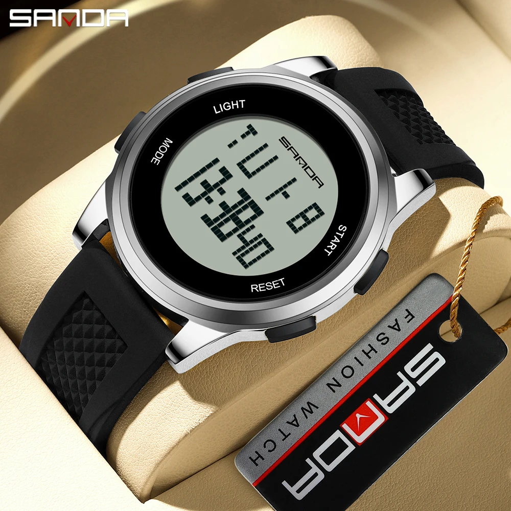 SANDA 9067 Digital Watch Men M - Smartwatch Army Watches For Men บทวิจารณ์และราคา