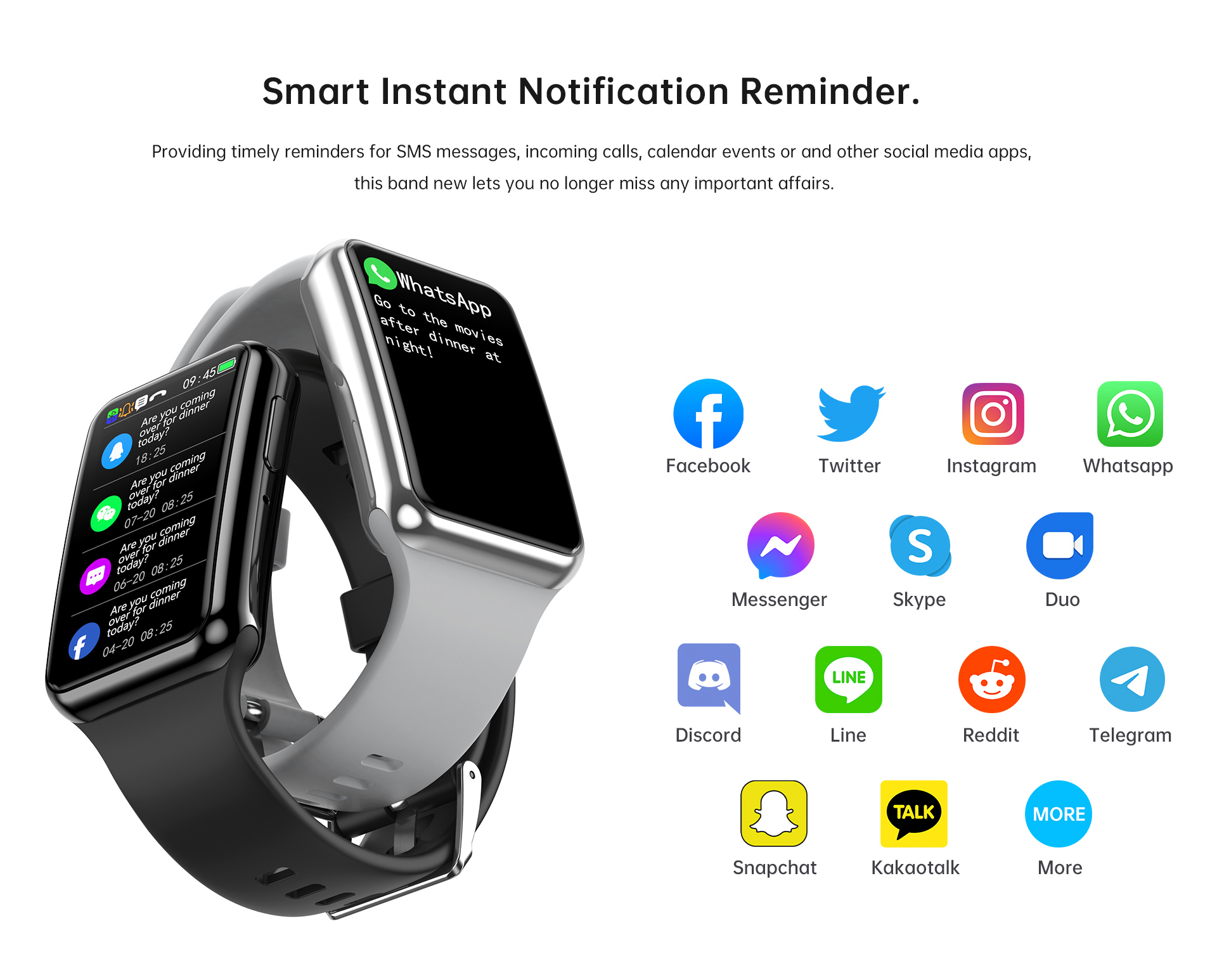 1.47 Inch BT Call Smart Band H - Watch Smart Smartwatch บทวิจารณ์และราคา