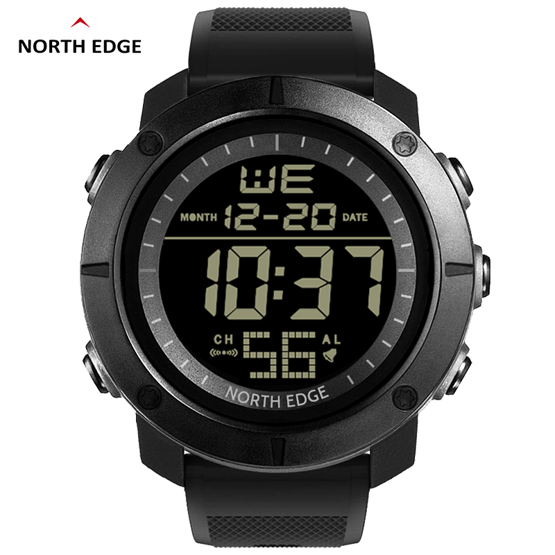 NORTH EDGE Mens Digital Watche - Smartwatch Army Watches For Men บทวิจารณ์และราคา