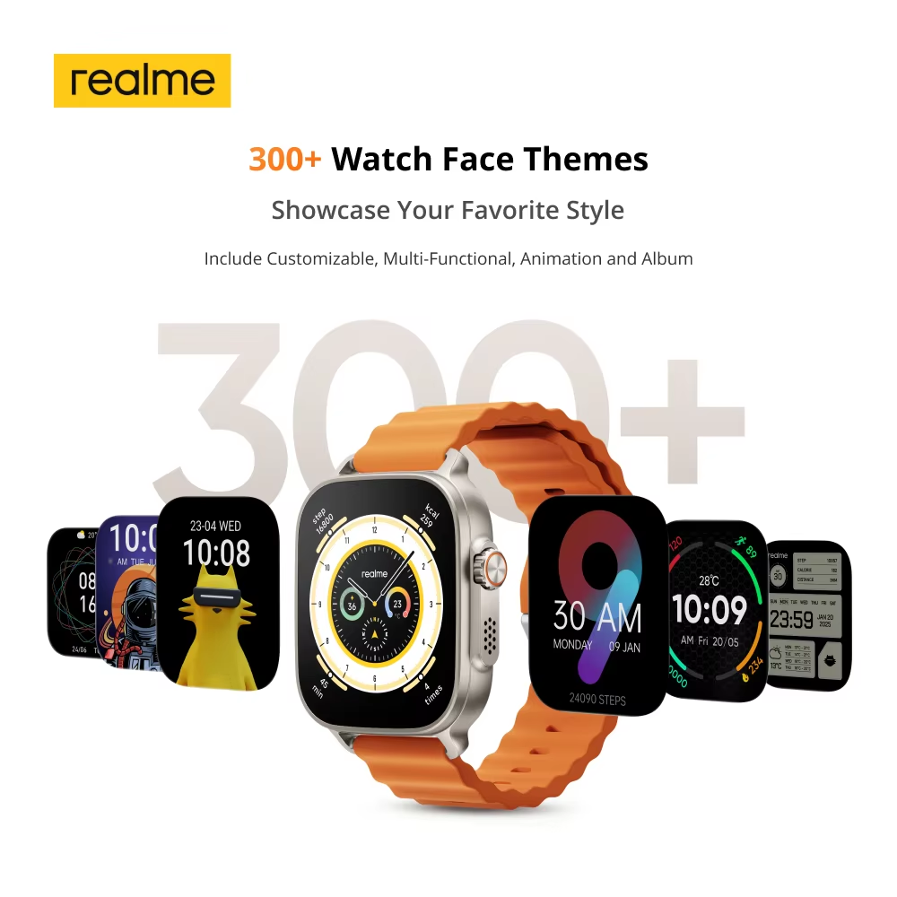 Global Version realme watch 5  - Heart Rate Gps Watch บทวิจารณ์และราคา