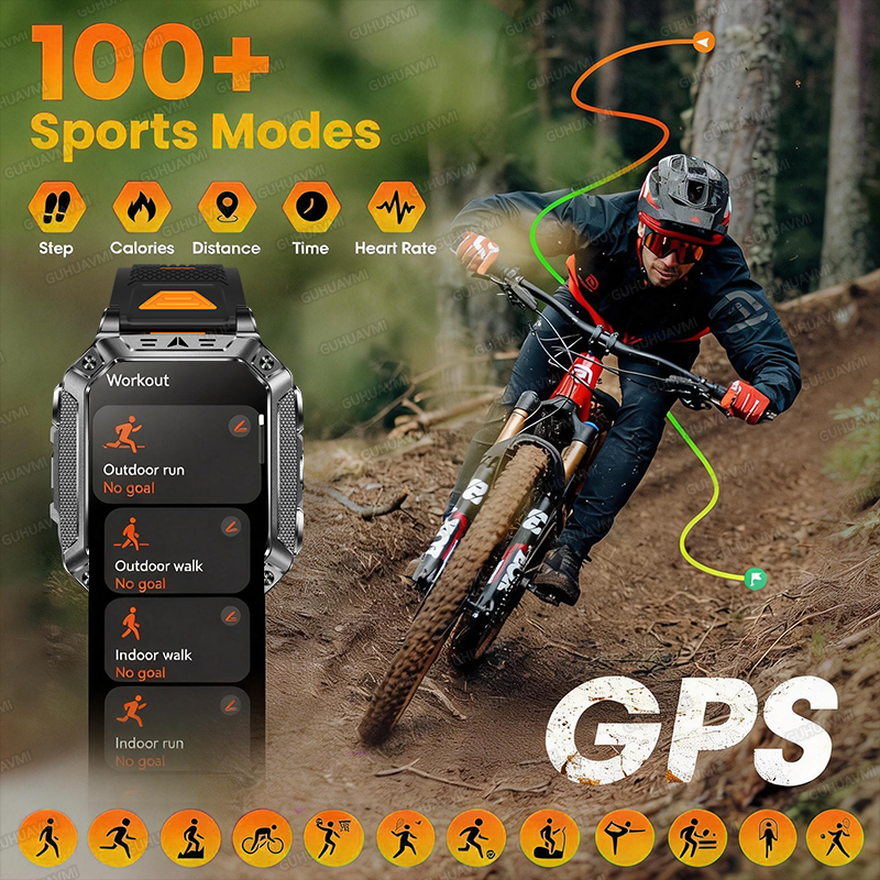 2026 New Military TANK Ultra P - Heart Rate Gps Watch บทวิจารณ์และราคา