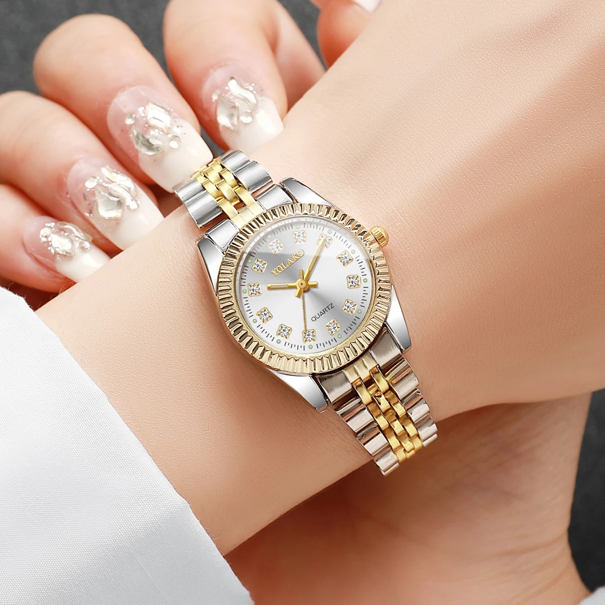 Fashion Rhinestone Women Quart - Ladies Fashion Watch บทวิจารณ์และราคา
