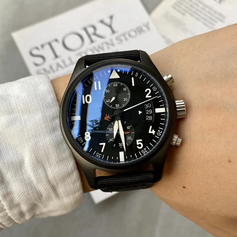 High quality luxury men's quar - Chronograph Sport Watch บทวิจารณ์และราคา
