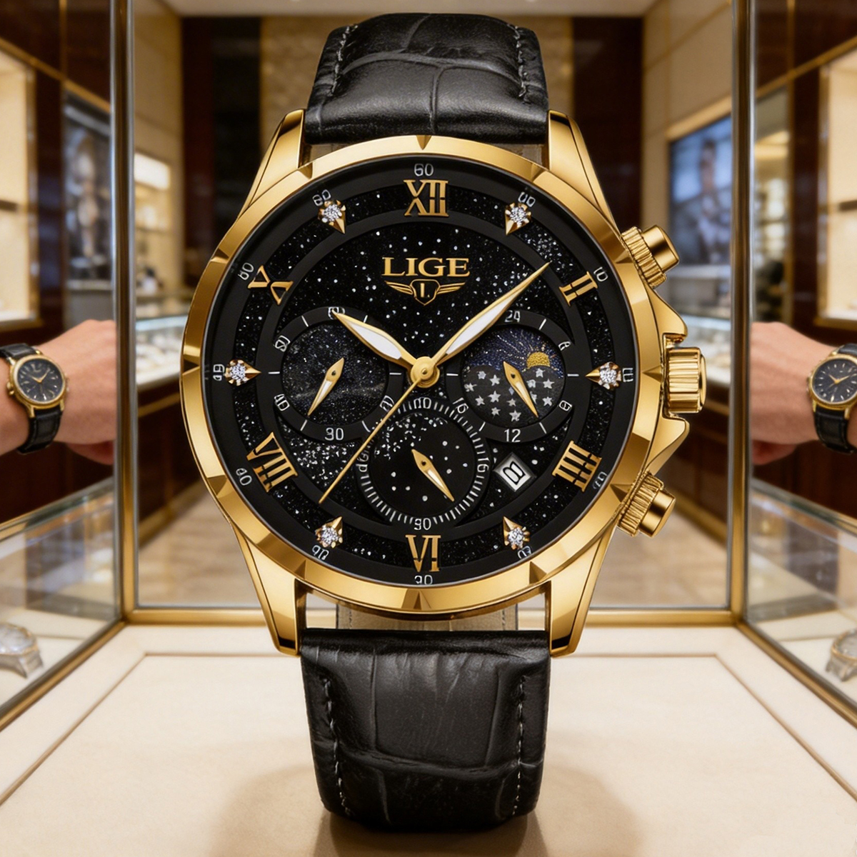 LIGE 2025 Top Luxury Brand Men - Smartwatch Army Watches For Men บทวิจารณ์และราคา