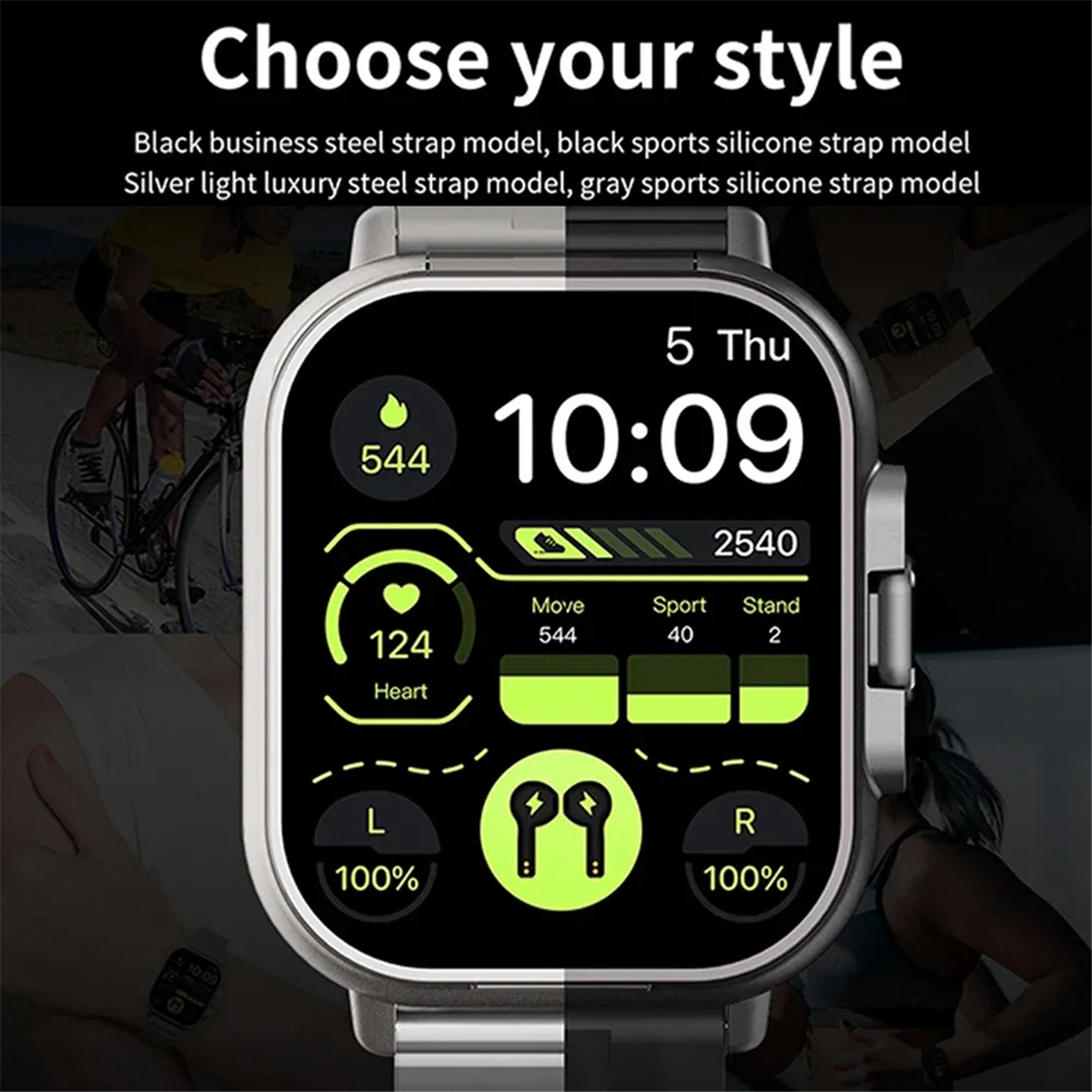 【Price Drop】2 in 1 Wireless Bl - Smartwatch Noise Watches บทวิจารณ์และราคา