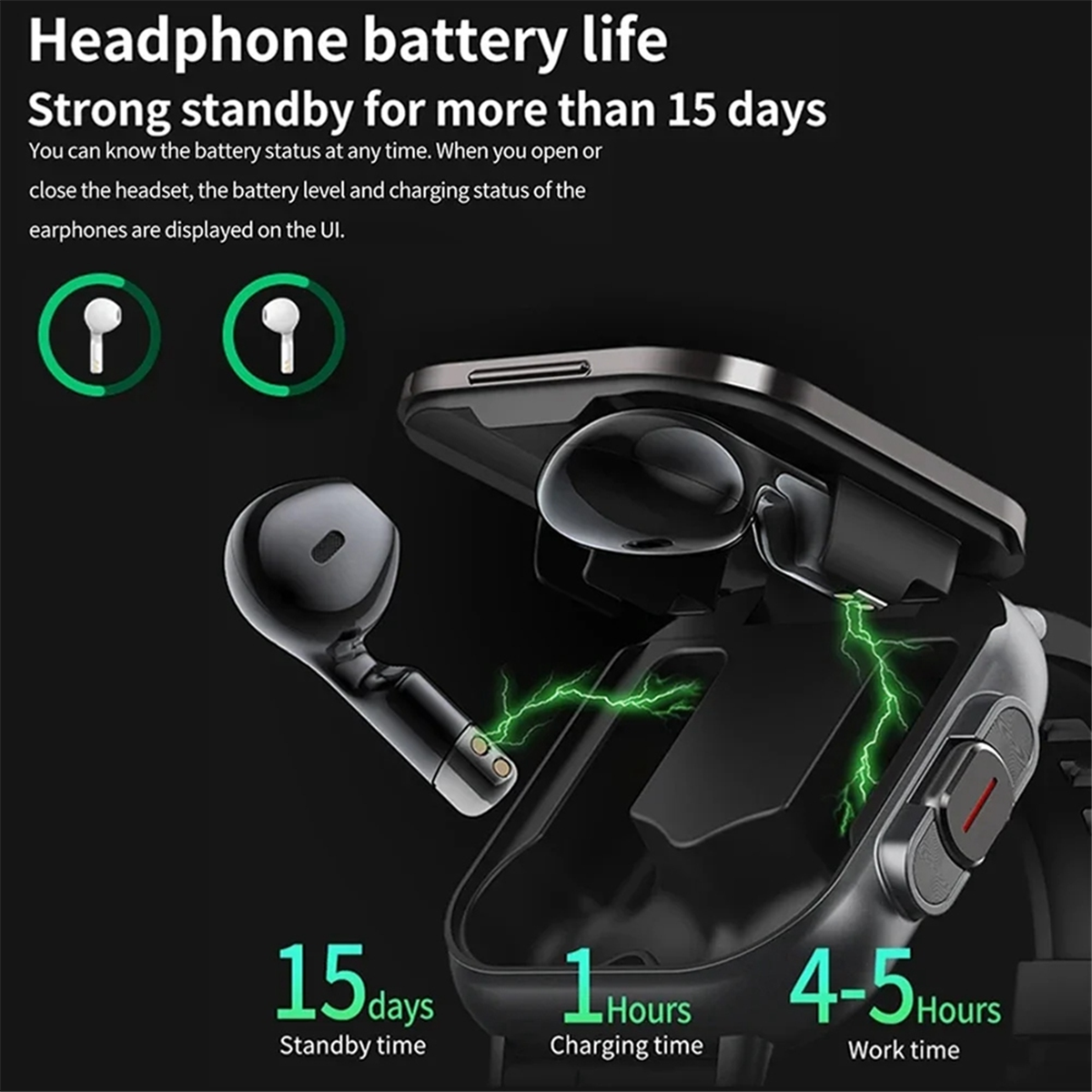 【Price Drop】2 in 1 Wireless Bl - Smartwatch Noise Watches บทวิจารณ์และราคา