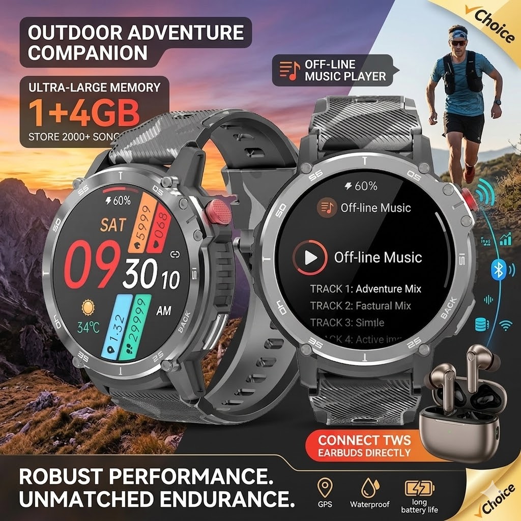 Big Sale!! Outdoor Sports Smar - Smartwatch Online Watches For Men บทวิจารณ์และราคา