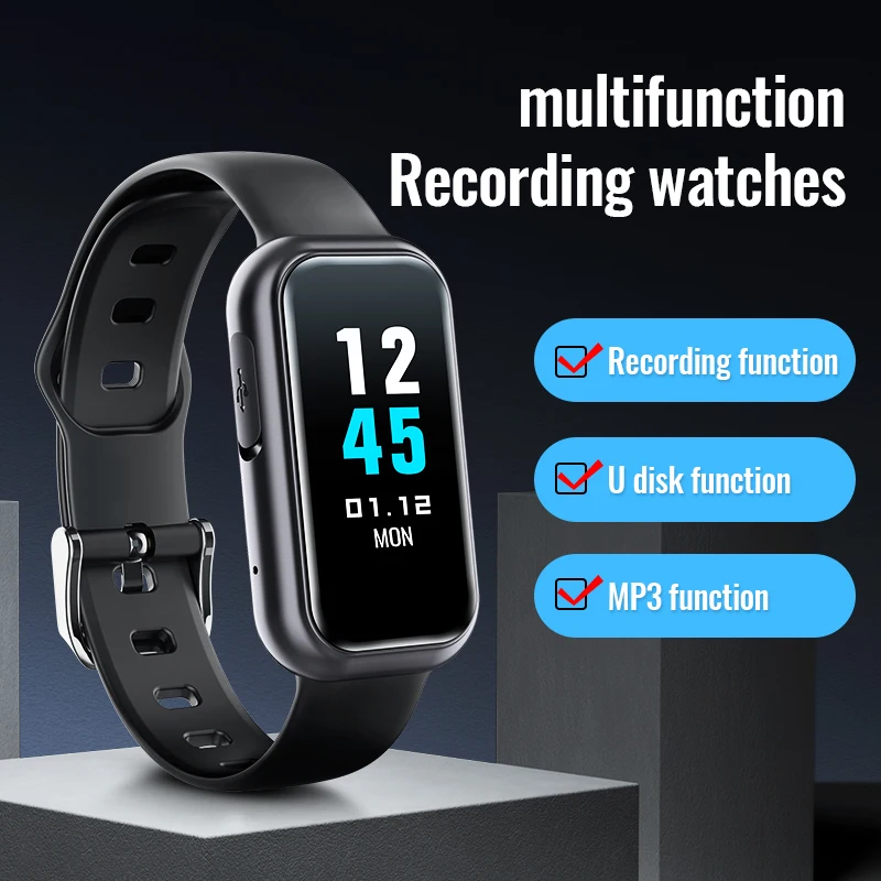 Voice Recorder Smart Digital W - Smartwatch Noise Watches บทวิจารณ์และราคา