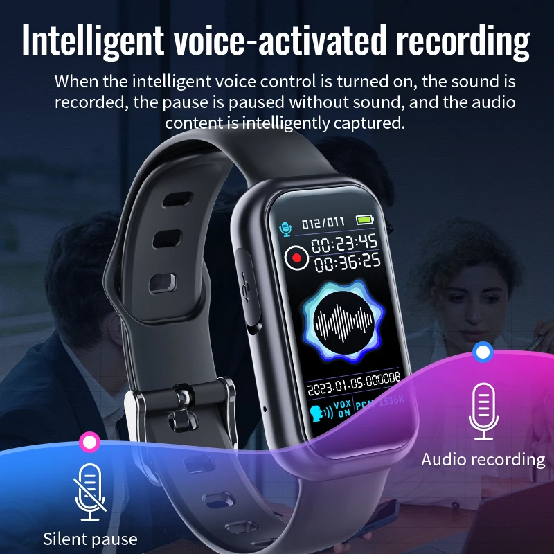 Voice Recorder Smart Digital W - Smartwatch Noise Watches บทวิจารณ์และราคา