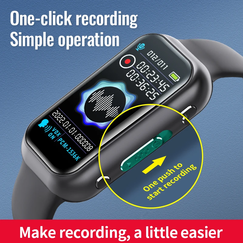 Voice Recorder Smart Digital W - Smartwatch Noise Watches บทวิจารณ์และราคา