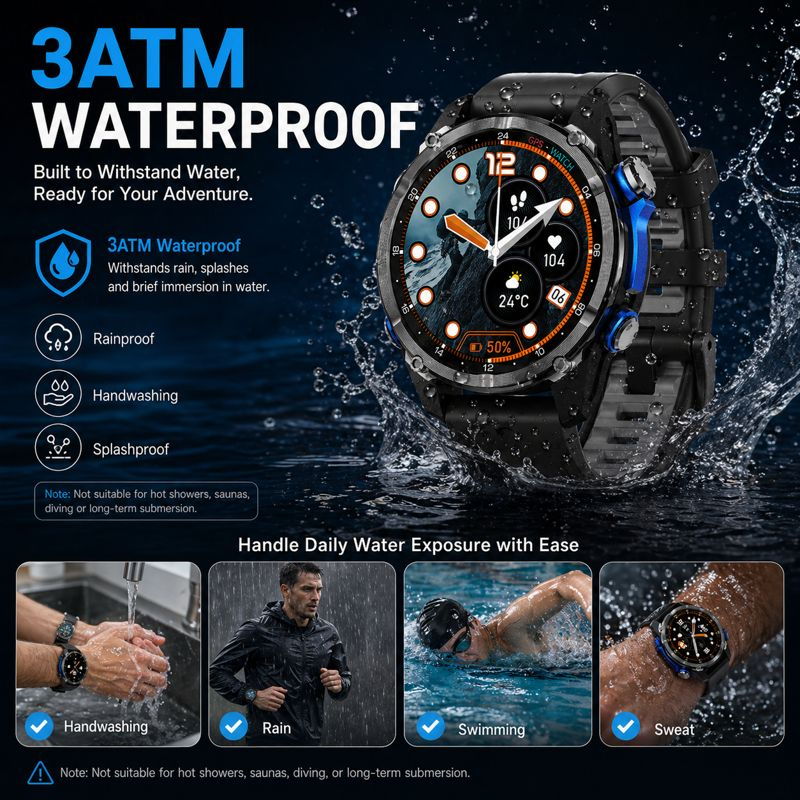 2026 New Army grade TANK GPS O - Smartwatch Army Watches For Men บทวิจารณ์และราคา
