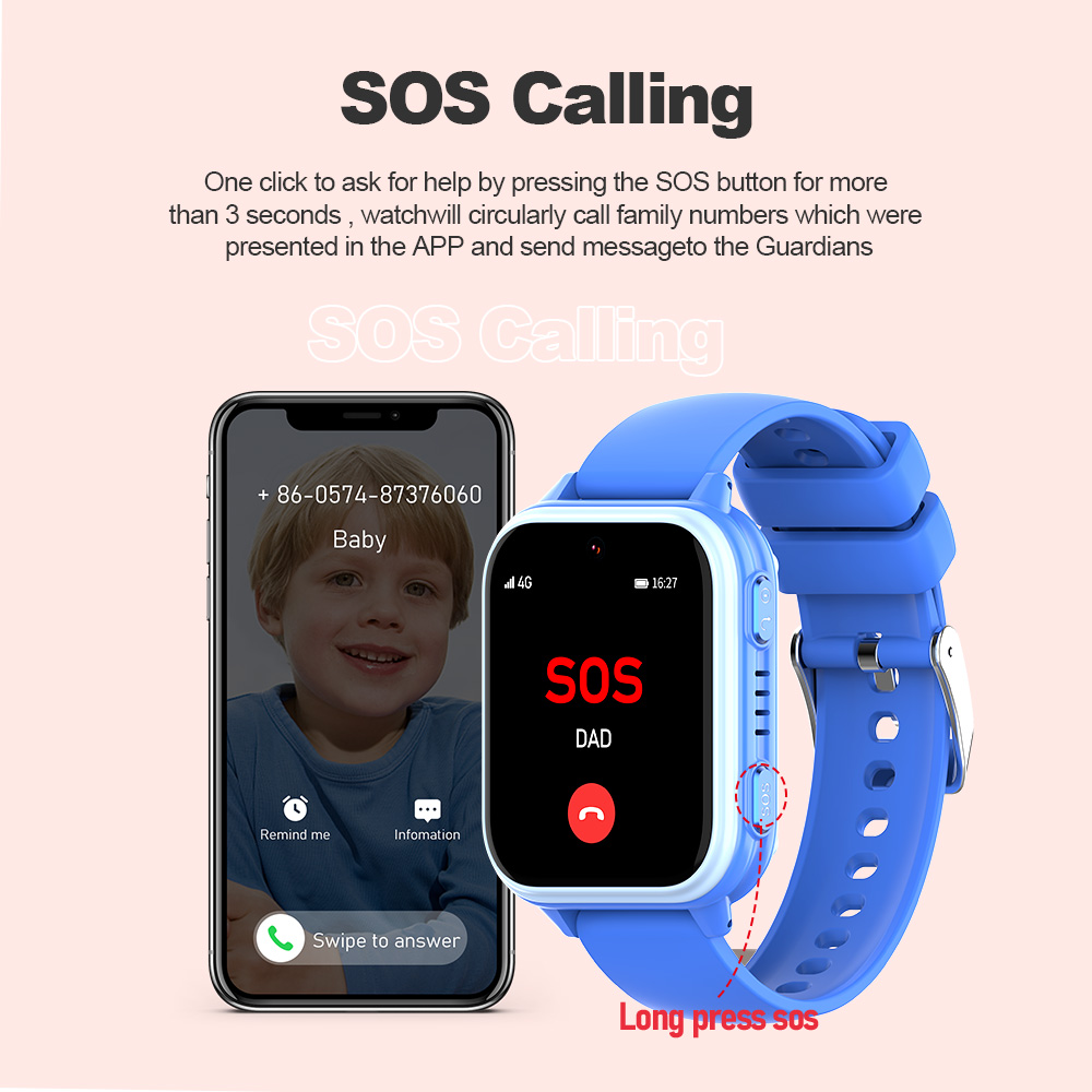 Wonlex 4G Kids Smart Watch KT3 - Smartwatch Watch Whatsapp บทวิจารณ์และราคา