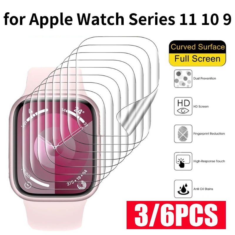 6pcs Screen Protector Film for - Iwatch Smartwatch บทวิจารณ์และราคา