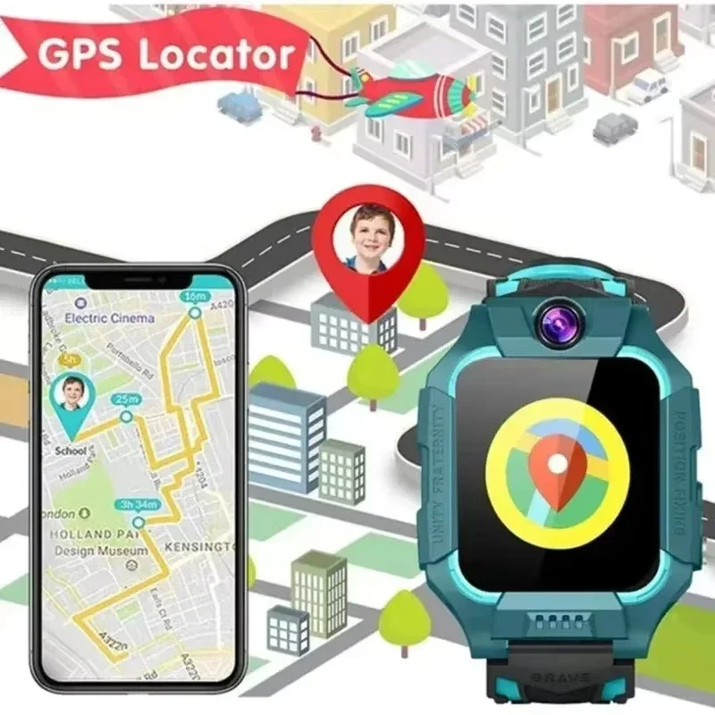 2026 Lenovo Waterproof Kids GP - Smartwatch Watches Gift For Boys With Gps บทวิจารณ์และราคา